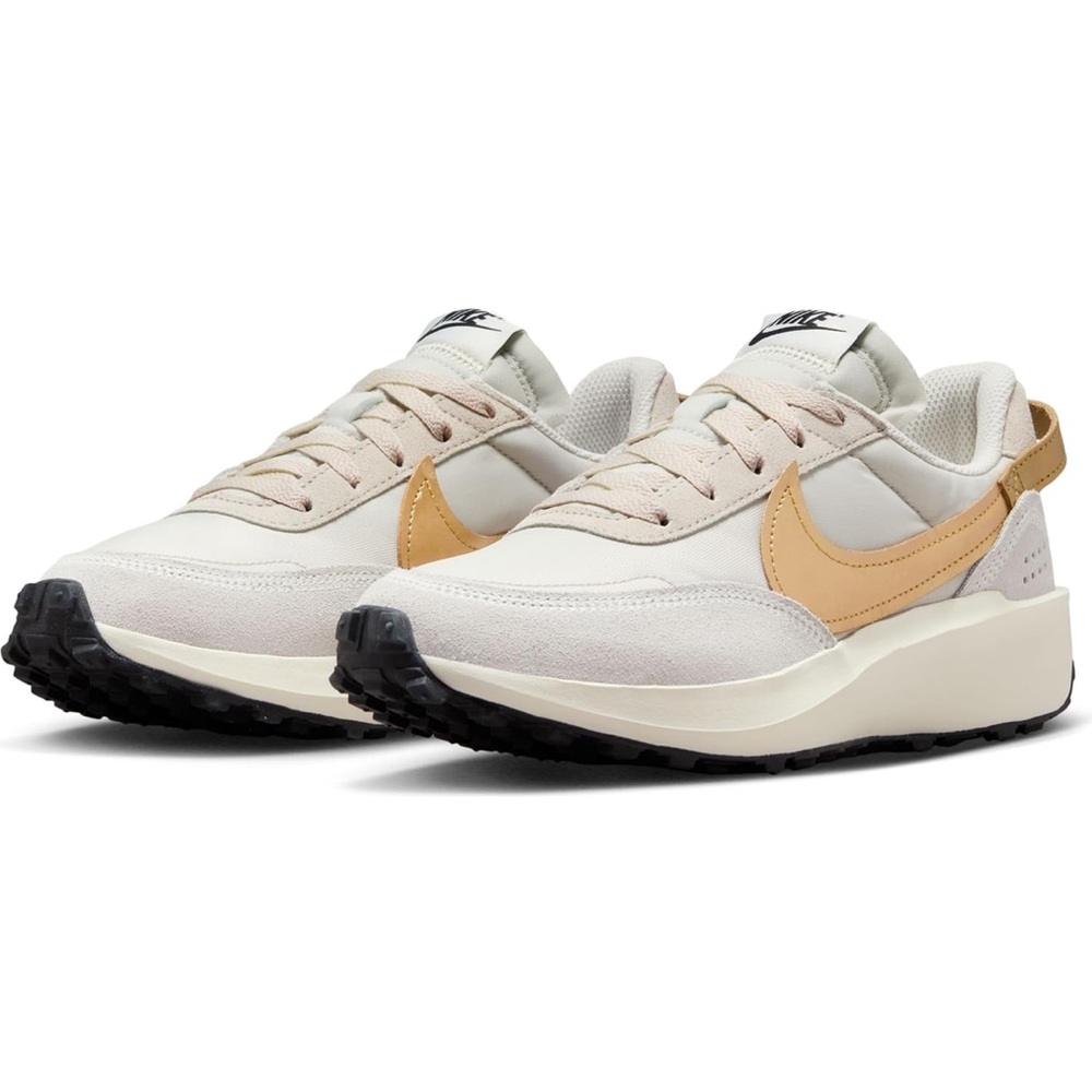 Nike Women's Waffle Debut White/Gold Size 8